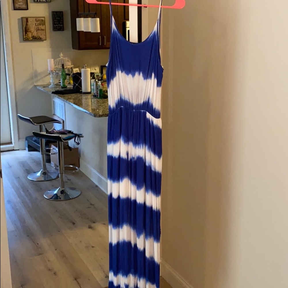 Tie dye maxi dress